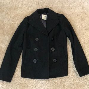 Black old navy peacoat